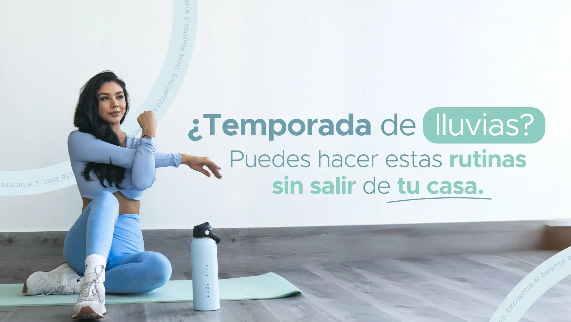 ¿Temporada de lluvias? Puedes hacer estas rutinas sin salir de tu casa.