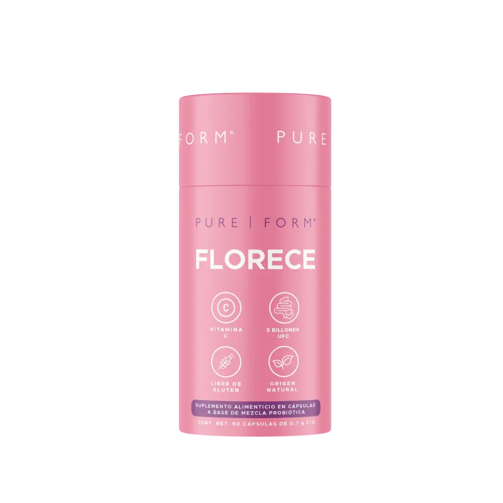 Florece | mezcla Probiótica 8S5B®| 90 cápsulas 45 servicios