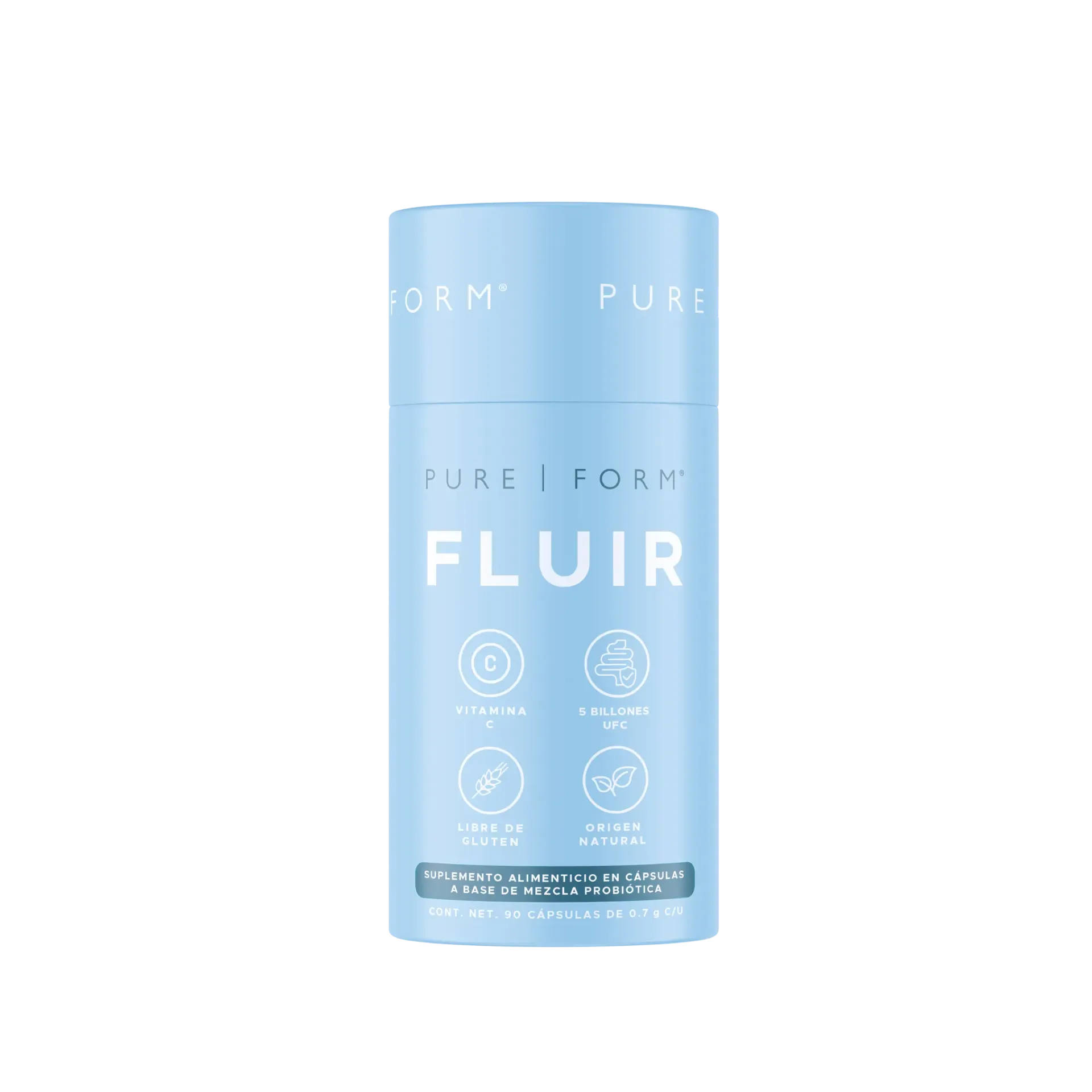 Fluir | mezcla Probiótica 6S5B®| 90 cápsulas 45 servicios