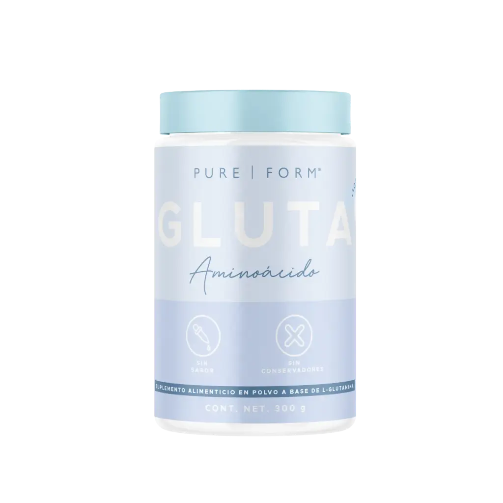 Gluta | L-Glutamina pura | 300 g 60 servicios