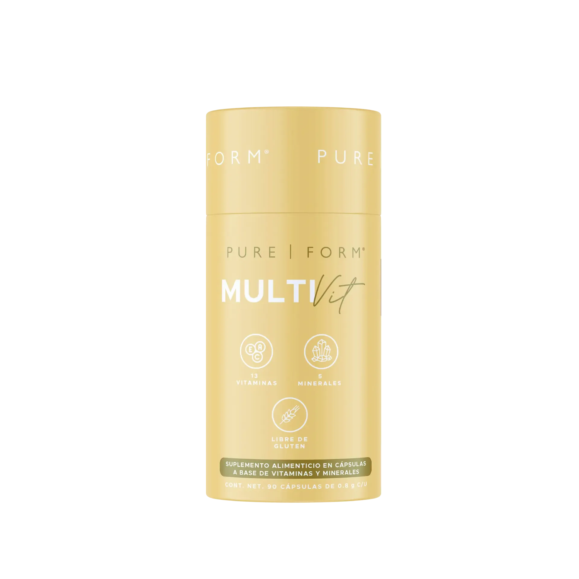 MultiVit | Vitaminas y Minerales | 90 cápsulas 45 servicios