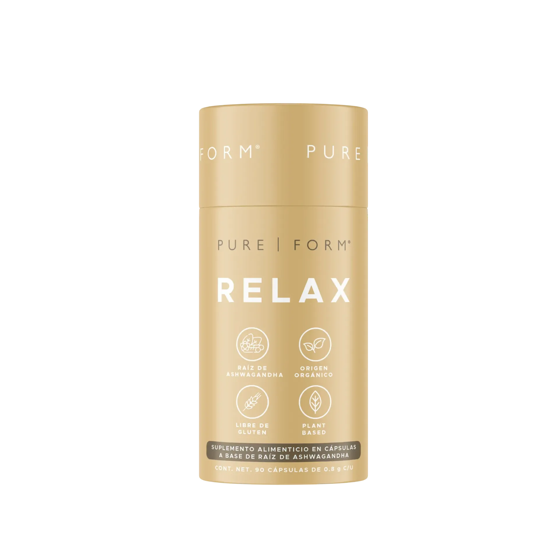 Relax | raíz de Ashwagandha | 90 cápsulas 30 servicios