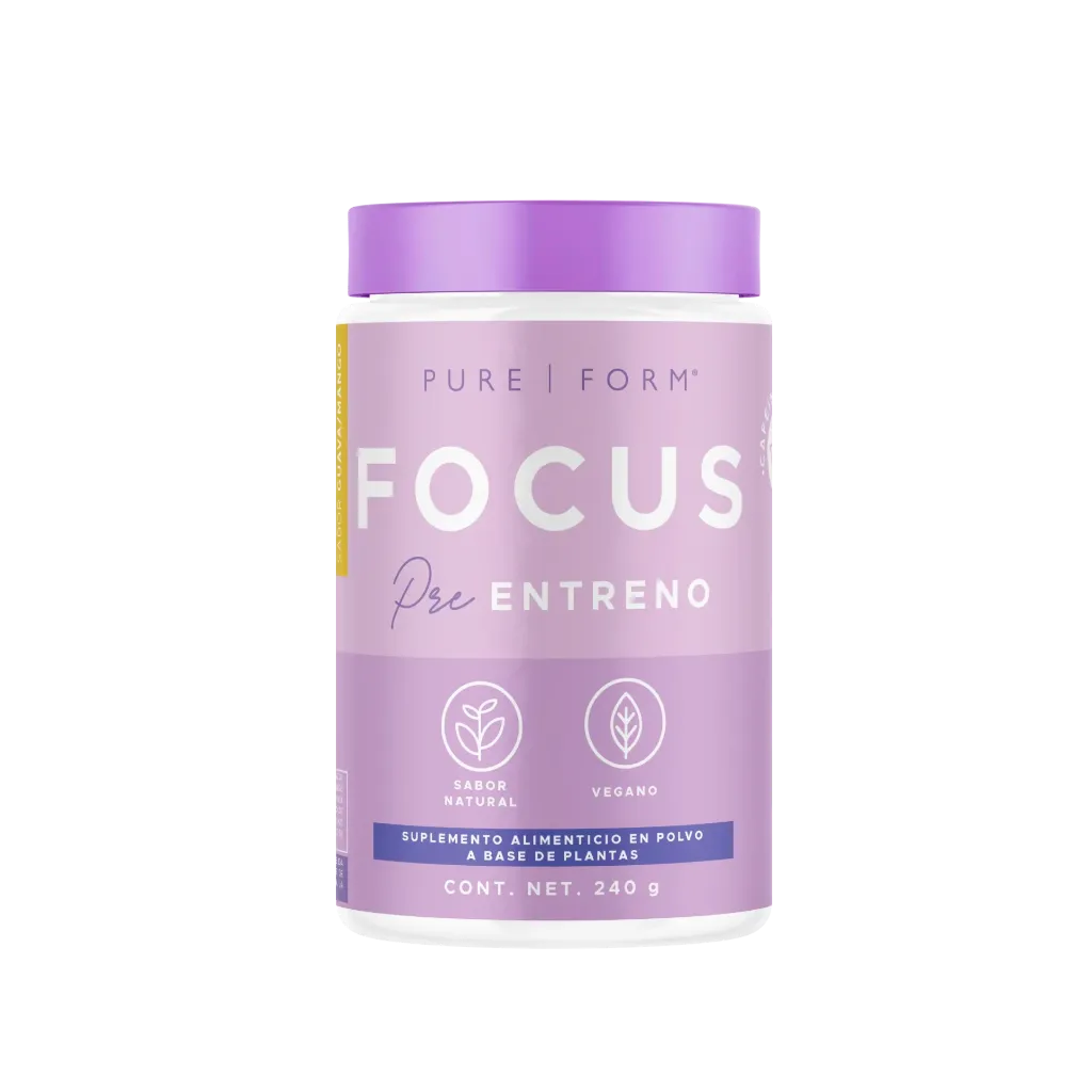 Focus Pre Entreno Vegano - 240 g - 20 servicios