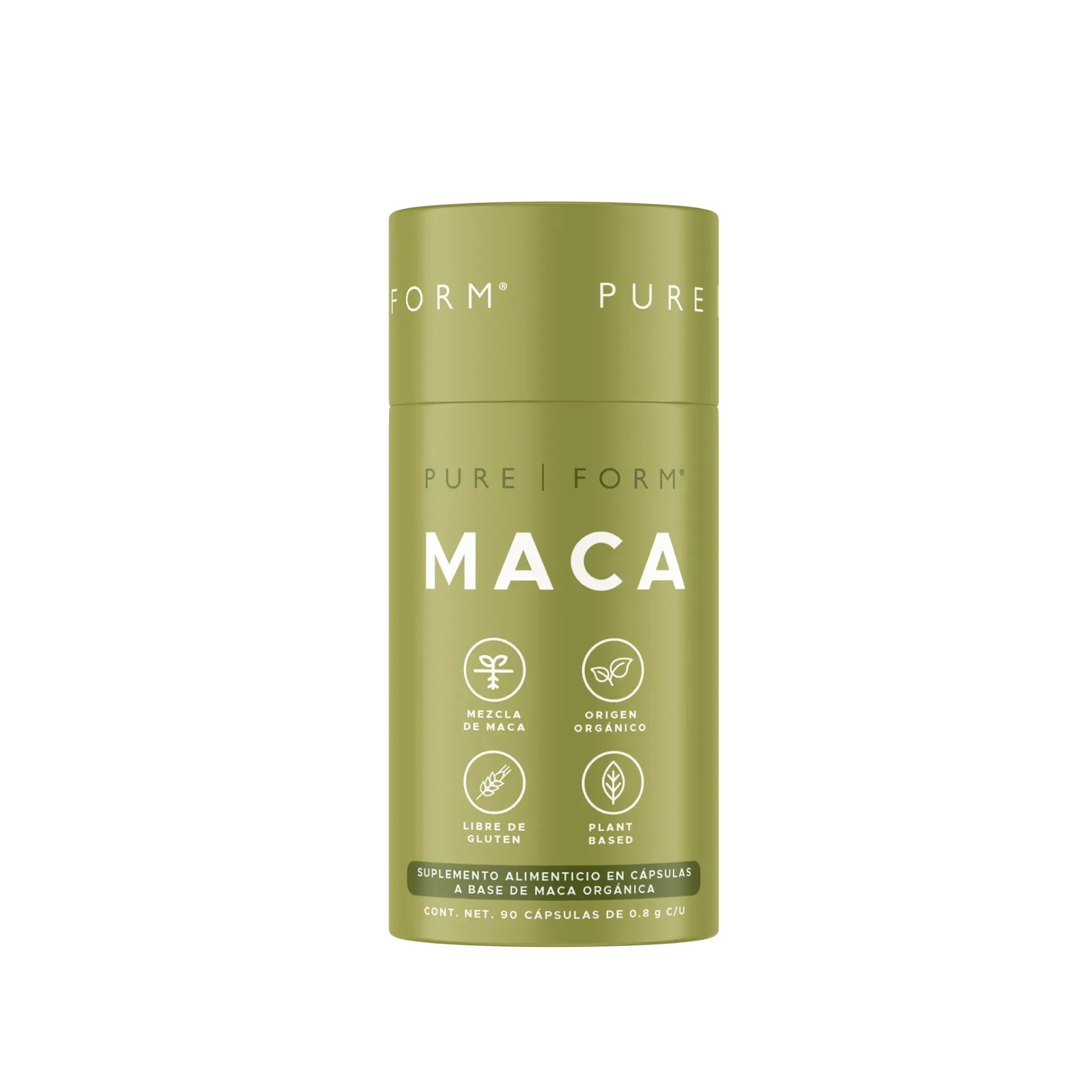Maca | Maca orgánica con pimienta negra | 90 cápsulas 45 servicios