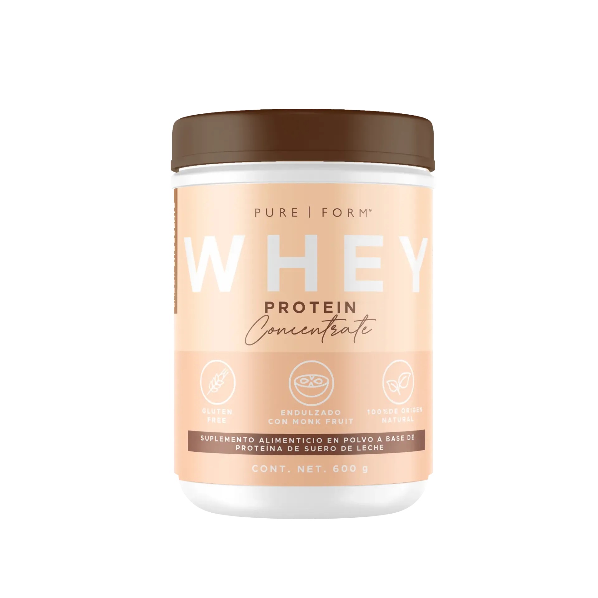 Whey Protein | 22g de proteína pura | 600g — 20 porciones